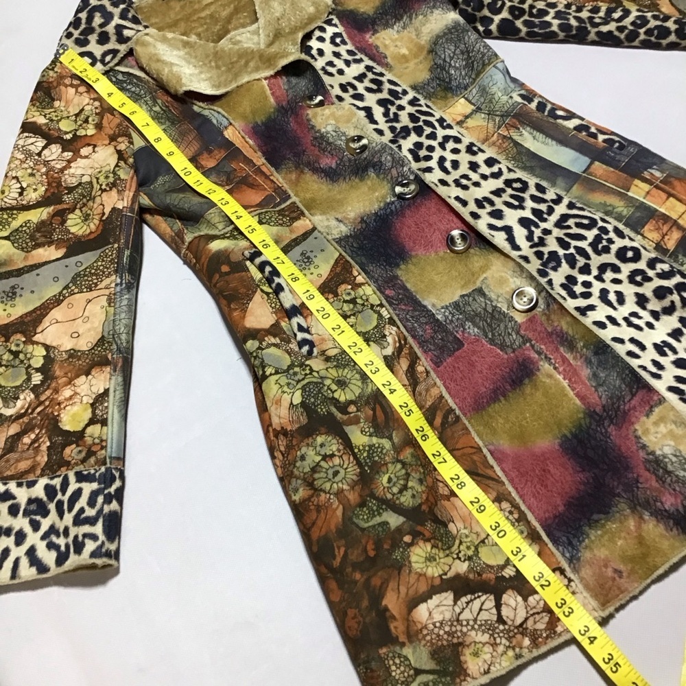 Papillon Multicolor Patchwork Teddy Jacket - image 12